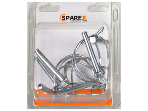 Sparex Agripak 6 pcs. Pipe Linch Pin 8mm x 60mm | S.172262 - Product Image 1