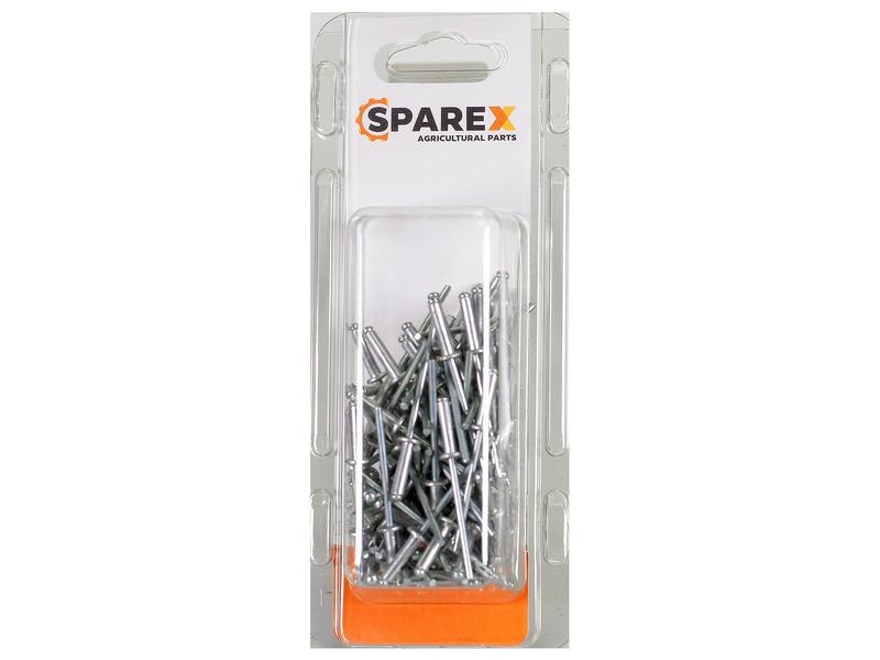 Sparex Agripak 100 pcs. Pop Rivet 3.2 x 12mm | S.172263 - Product Image 1