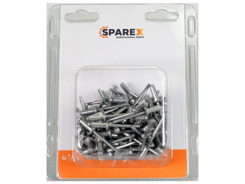 Sparex Agripak 100 pcs. Pop Rivet 4.8 x 12.5mm | S.172267 - Product Image 1