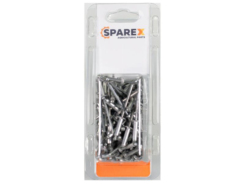 Sparex Agripak 100 pcs. Pop Rivet 4 x 15mm | S.172272 - Product Image 1