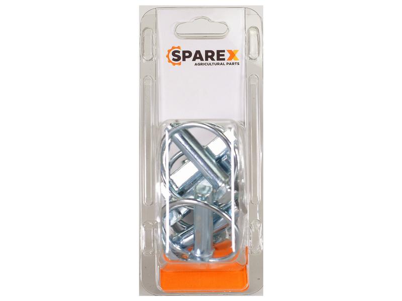 Sparex Agripak 6 pcs. Round Linch Pin 10.5mm x 44.5mm | S.172291 - Product Image 1
