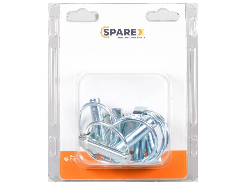 Sparex Agripak 6 pcs. Round Linch Pin 11mm x 44.5mm | S.172292 - Product Image 1