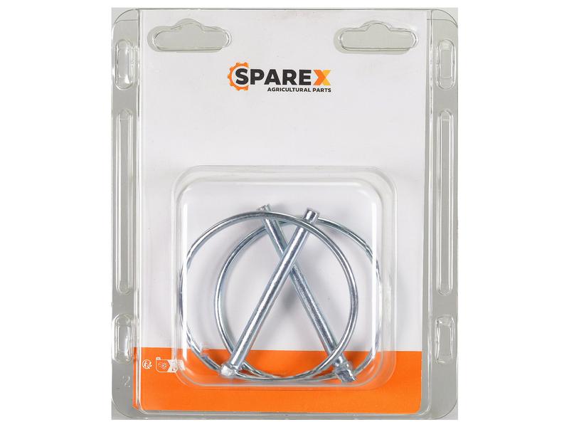Sparex Agripak 2 pcs. Round Linch Pin 6mm x 70mm | S.172299 - Product Image 1