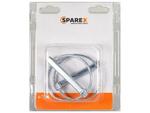 Sparex Agripak 2 pcs. Round Linch Pin 9.5mm x 70mm | S.172303 - Product Image 1