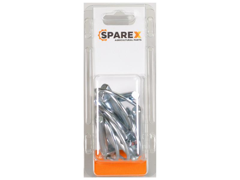 Sparex Agripak 6 pcs. Round Linch Pin 9mm x 44.5mm | S.172305 - Product Image 1