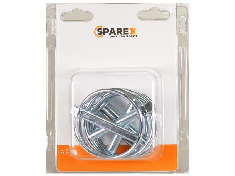 Sparex Agripak 6 pcs. Round Linch Pin 9mm x 57mm | S.172306 - Product Image 1