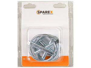Sparex Agripak 6 pcs. Round Linch Pin 9mm x 57mm | S.172306 - Product Image 1
