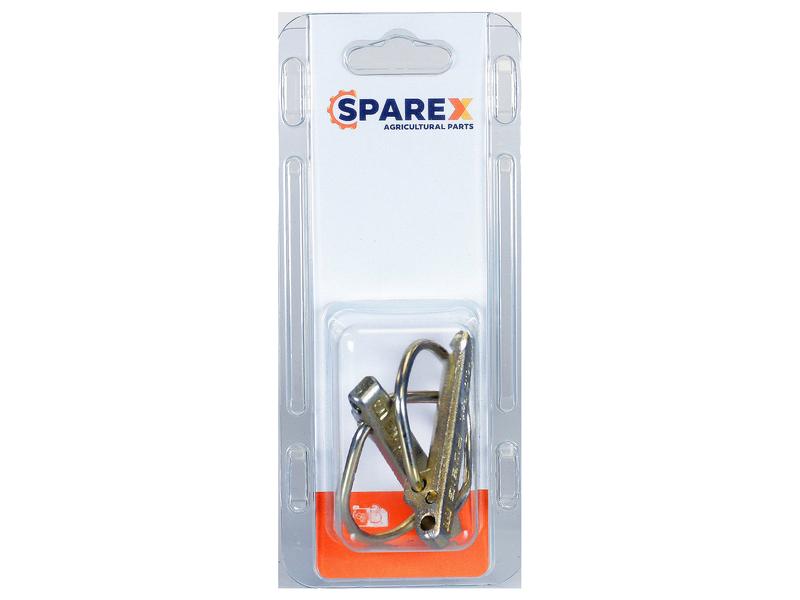 Sparex Agripak 2 pcs. Rűbig Safety Linch Pin, 10.5mm x 46mm | S.172307 - Product Image 1