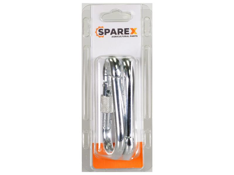 Sparex Agripak 2 pcs. Safety Snap Hook, 10 x 100mm | S.172314 - Product Image 1