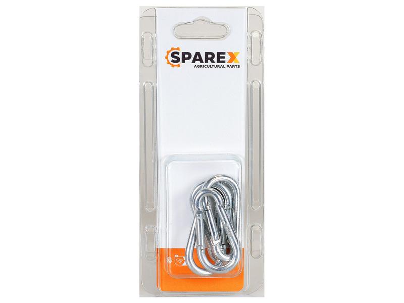 Sparex Agripak 4 pcs. Snap Hook 5 x 50mm | S.172317 - Product Image 1