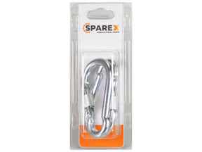 Sparex Agripak 2 pcs. Safety Snap Hook, 9 x 90mm | S.172321 - Product Image 1
