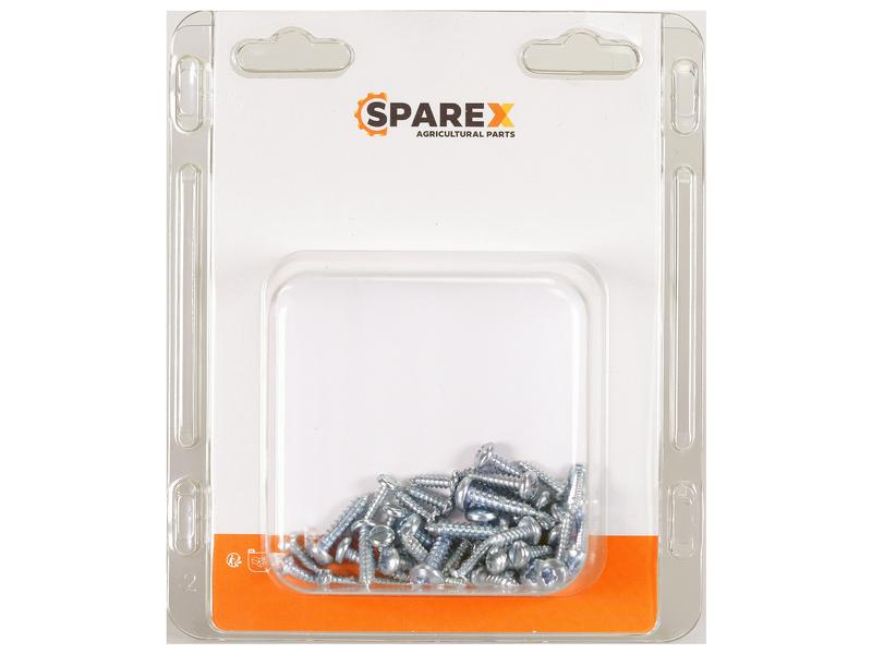 Sparex Agripak 50 pcs. Self Tap Screw Assortment 1/2 - 3/4'' | S.172332 - Product Image 1