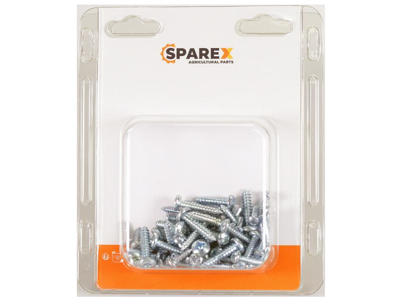 Sparex Agripak 80 pcs. Self Tap Screw Assortment 13 - 25mm | S.172333 - Product Image 1