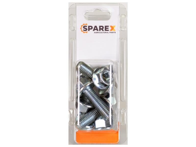 Sparex Agripak 6 pcs. Serated Flange Bolt M12x40mm | S.172335 - Product Image 1