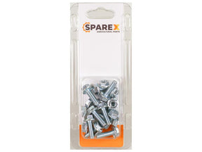 Sparex Agripak 10 pcs. Serated Flange Bolt M6x20mm | S.172336 - Product Image 1
