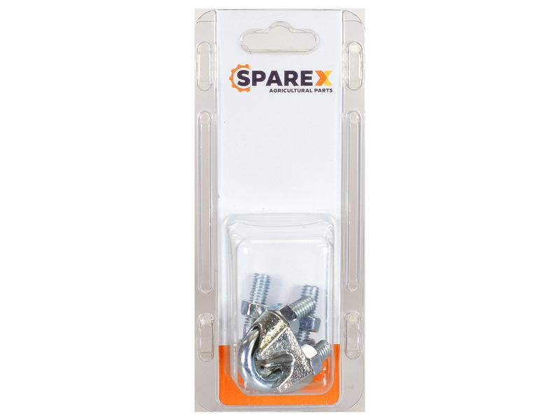Sparex Agripak 2 pcs. Wire Rope Clips 11mm (7/16'') | S.172448 - Product Image 1