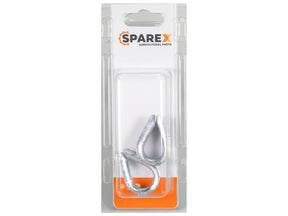 Sparex Agripak 2 pcs. Wire Rope Thimble 6 x 45mm | S.172462 - Product Image 1
