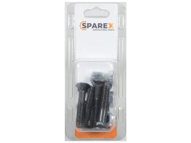 Sparex Agripak 6 pcs. Countersunk Bolt & Nut M11 x 45mm | S.172465 - Product Image 1