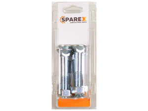 Sparex Agripak 6 pcs. Countersunk Bolt & Nut M12 x 70mm | S.172470 - Product Image 1