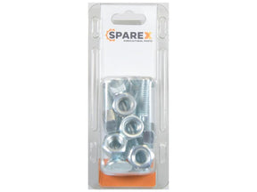 Sparex Agripak 6 pcs. Countersunk Bolt & Nut M12 x 80mm | S.172471 - Product Image 1