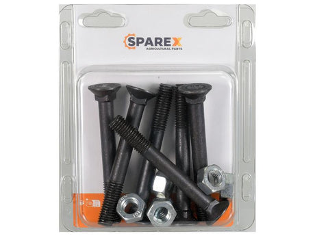 Sparex Agripak 6 pcs. Countersunk Bolt & Nut M12 x 100mm | S.172480 - Product Image 1