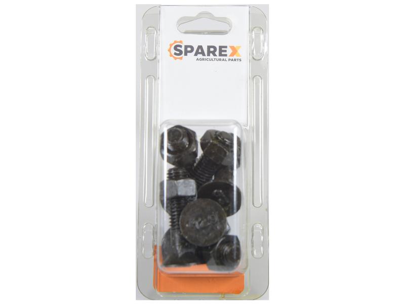 Sparex Agripak 6 pcs. Countersunk Bolt & Nut M12 x 50mm | S.172484 - Product Image 1