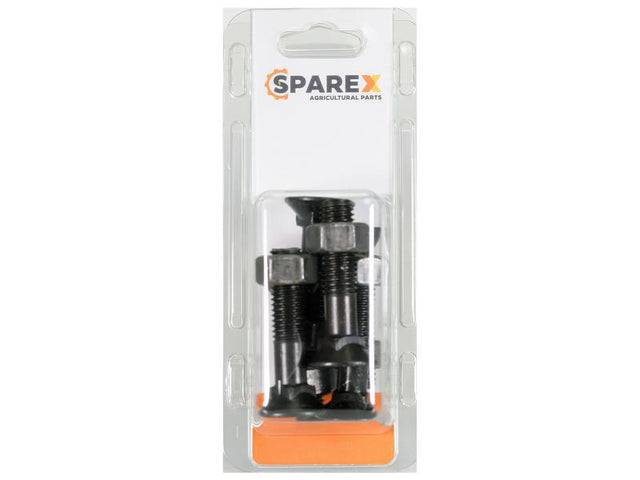 Sparex Agripak 6 pcs. Countersunk Bolt & Nut M12 x 55mm | S.172486 - Product Image 1