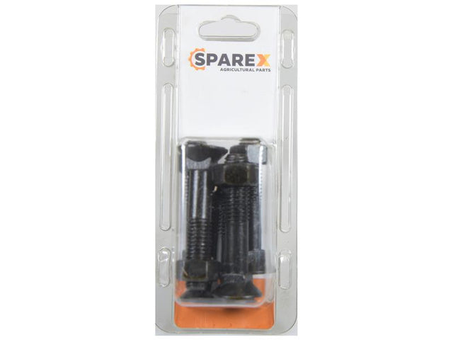 Sparex Agripak 6 pcs. Countersunk Bolt & Nut M12 x 60mm | S.172487 - Product Image 1