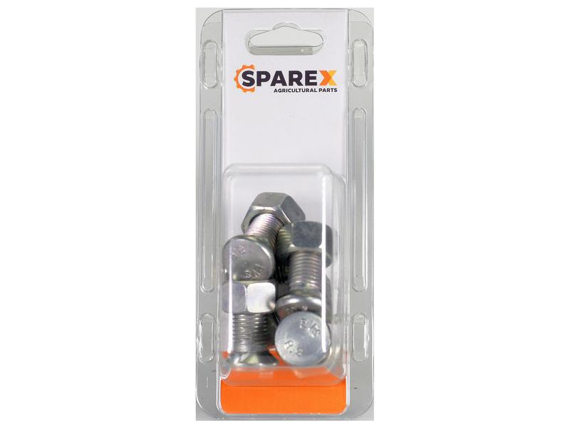 Sparex Agripak 6 pcs. Countersunk Bolt & Nut - M14 x 30mm | S.172492 - Product Image 1