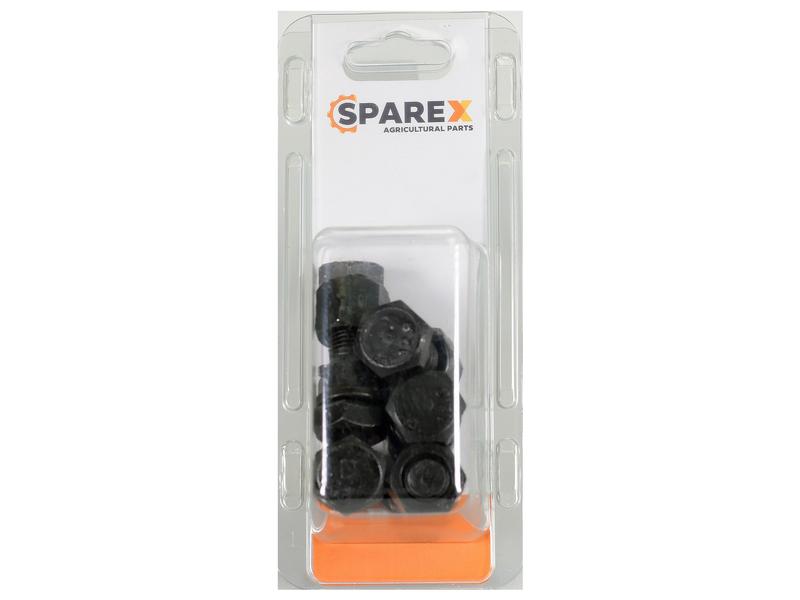 Sparex Agripak 6 pcs. Hexhead Bolt & Nut M12 x 38mm | S.172495 - Product Image 1