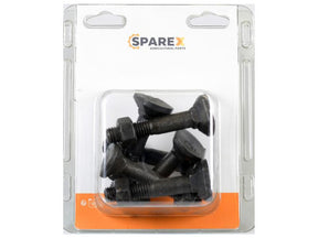 Sparex Agripak 6 pcs. Rhead Bolts&Nuts - M12 x 70mm | S.172503 - Product Image 1