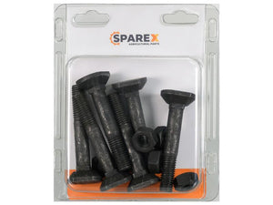 Sparex Agripak 6 pcs. Rhead Bolts&Nuts - M12 x 80mm | S.172504 - Product Image 1