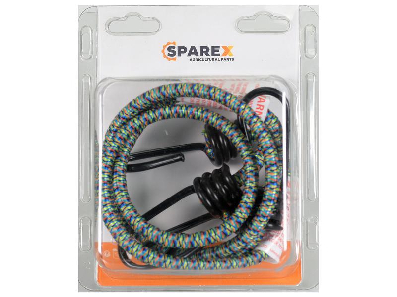 Sparex Agripak 2 pcs. Bungee Cord with Hook 8 x 760mm | S.172520 - Product Image 1