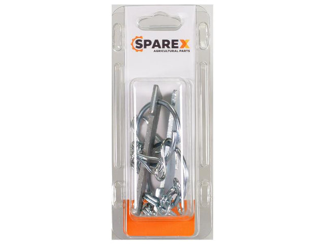 Sparex Agripak 2 pcs. Flat Cotter Pin with Chain | S.172530 - Product Image 1