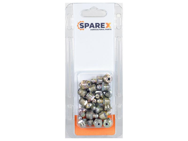 Sparex Agripak 20 pcs. Grease Nipple M10 | S.172607 - Product Image 1