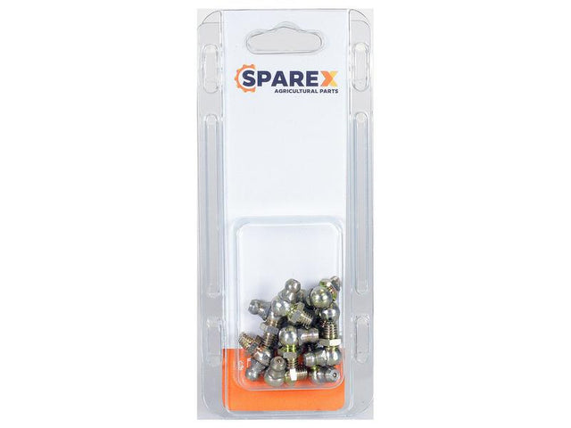 Sparex Agripak 10 pcs. Grease Nipple M6 | S.172610 - Product Image 1