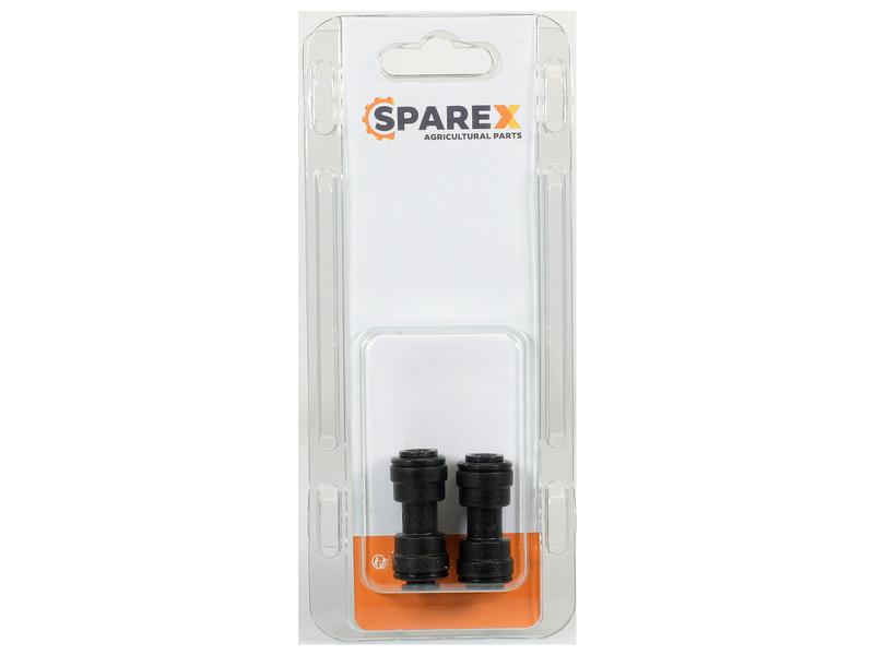 Sparex Agripak 2 pcs. Equal Straight Connector 6mm | S.172677 - Product Image 1