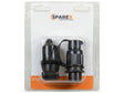 Sparex Agripak 2 pcs. 3 Pin Plug & Socket 4 Bolt Fixing | S.172741 - Product Image 1