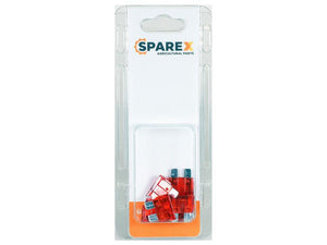 Sparex Agripak 6 pcs. Blade Fuse 10A | S.172773 - Product Image 1
