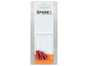 Sparex Agripak 6 pcs. Pre Insulated Bullet Terminal - Female, 4.0mm, Red | S.172792 - Product Image 1