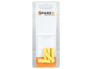 Sparex Agripak 6 pcs. Pre Insulated Bullet Terminal - Female, 5.0mm, Yellow | S.172793 - Product Image 1