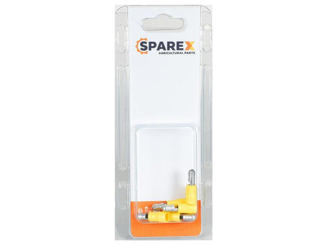 Sparex Agripak 6 pcs. Pre Insulated Bullet Terminal - Male, 5.0mm, Yellow | S.172798 - Product Image 1