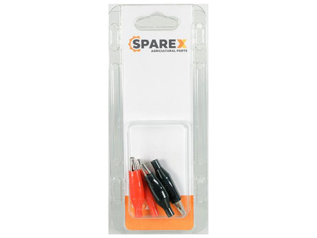 Sparex Agripak 4 pcs. Crocodile Clip - 2.0 Amps, Red Black | S.172817 - Product Image 1