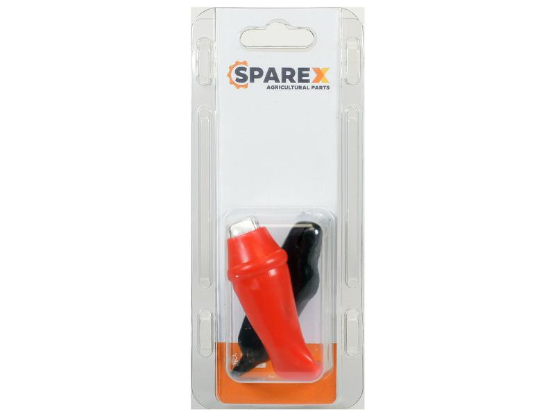 Sparex Agripak 2 pcs. Crocodile Clip - 20 Amps, Red Black | S.172818 - Product Image 1