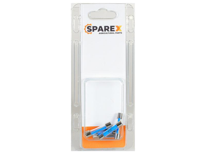 Sparex Agripak 6 pcs. Glass Fuse 12.5 Amps | S.172829 - Product Image 1