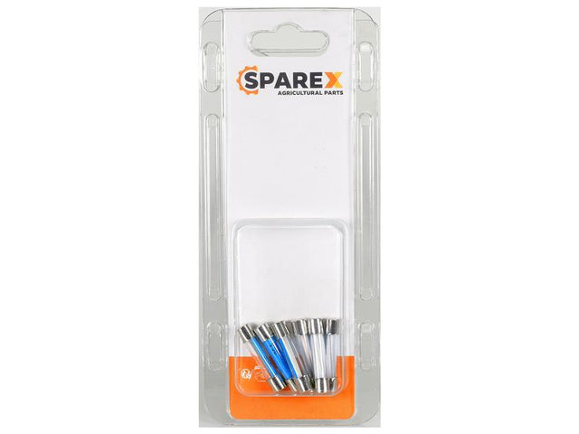 Sparex Agripak 6 pcs. Glass Fuse 17.5 Amps | S.172830 - Product Image 1