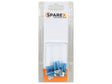 Sparex Agripak 10 pcs. Heat Shrink Male Spade Terminal Blue | S.172844 - Product Image 1