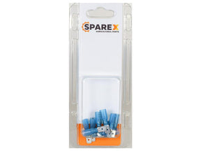Sparex Agripak 10 pcs. Heat Shrink Male Spade Terminal Blue | S.172844 - Product Image 1