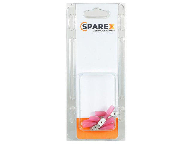 Sparex Agripak 10 pcs. Heat Shrink Male Spade Terminal Red | S.172845 - Product Image 1