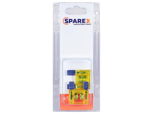 Sparex Agripak 2 pcs. Maxi Blade Fuse 20A Yellow | S.172881 - Product Image 1